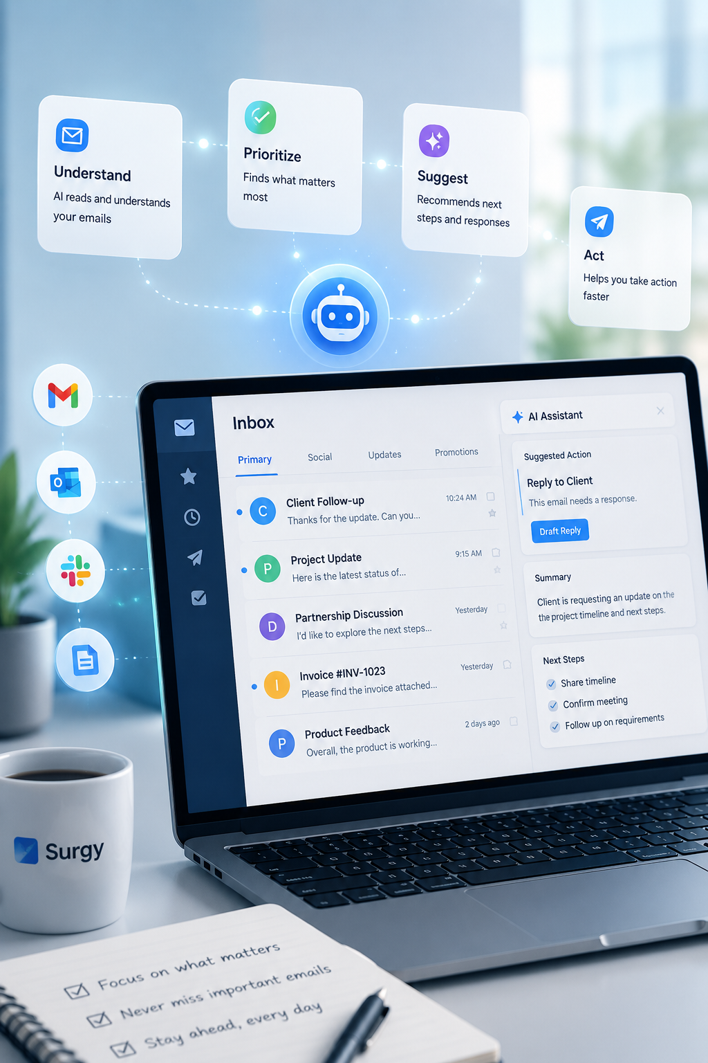 AI Email Assistant Workspace