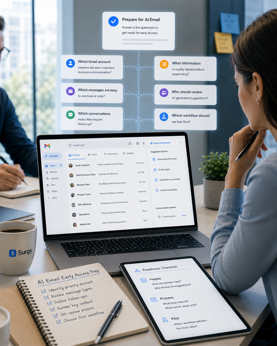 AI Email Planning Workspace