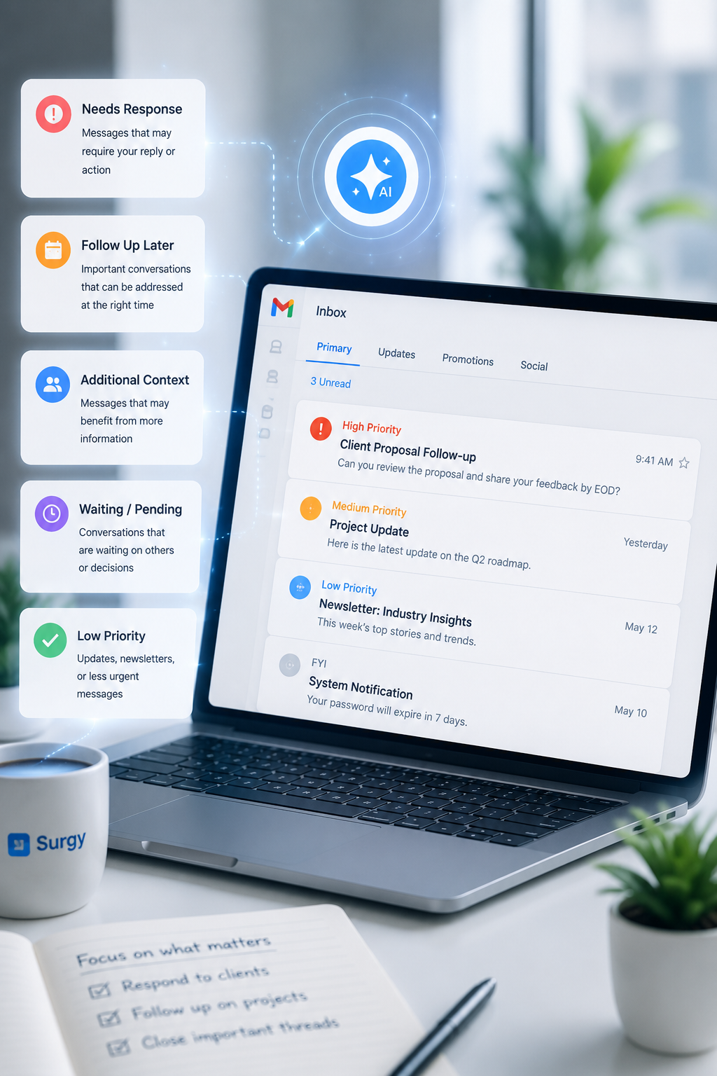 AI-Powered Inbox Workspace