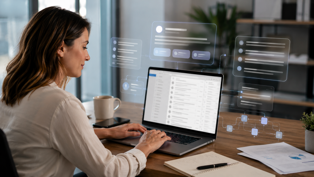Focused Workspace with Holographic Interfaces